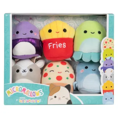 Squishmallows Micromallows 6-pack Axel&Friends - Squishmallows -  Leksaksaffären