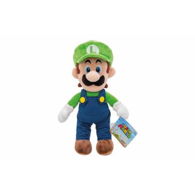 Super Mario Mjukdjur 30cm Luigi - Super Mario -  Leksaksaffären