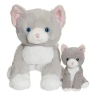 Teddykompaniet Katten Tuva med unge Mjukdjur - Teddykompaniet -  Leksaksaffären