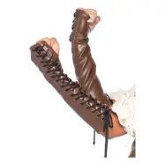 Långa Handskar Deluxe med Snörning