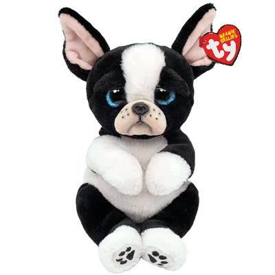 TY Beanie Bellies Tink Svart/Vit Hund regular - TY -  Leksaksaffären