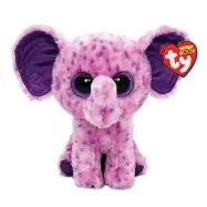TY Beanie Boos EVA Lila Elefant reg - TY -  Leksaksaffären