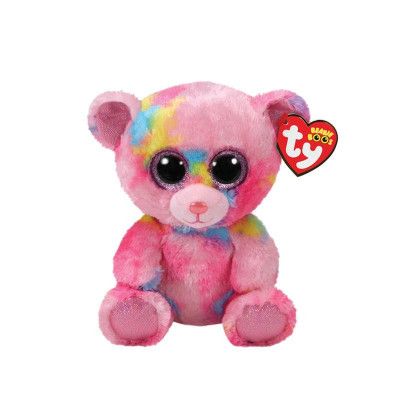 TY Beanie Boos Franky Rosa multifärgad Björn