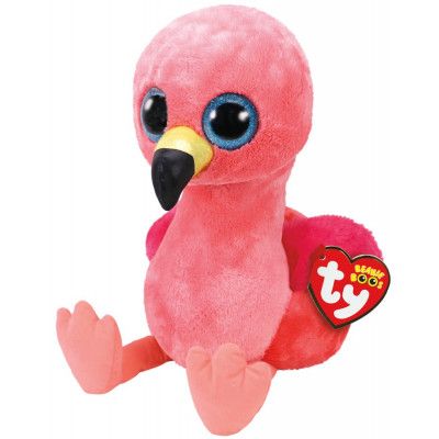 TY Beanie Boos Gilda Rosa Flamingo L - TY -  Leksaksaffären