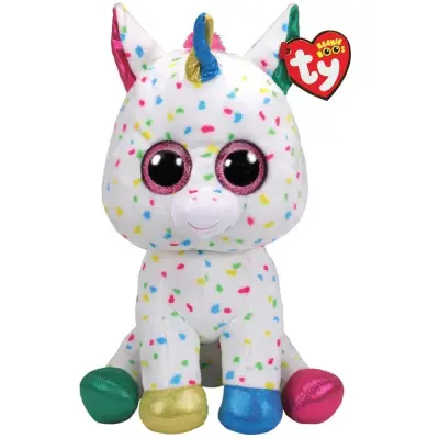 TY Beanie Boos L Harmonie Spräcklig Enhörning - TY -  Leksaksaffären