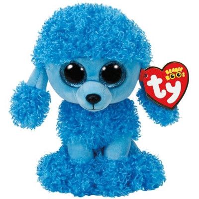 TY Beanie Boos Mandy Blå Pudel 15 cm