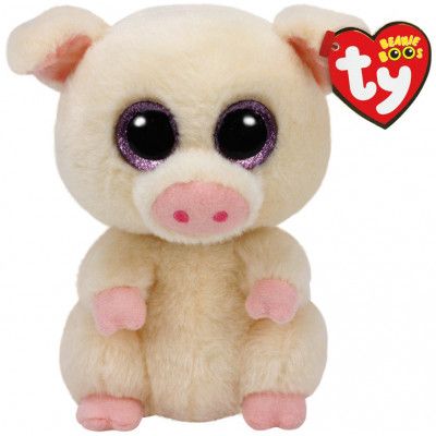 TY Beanie Boos Piggley Gris