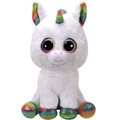 TY Beanie Boos Pixy Vit Enhörning L - TY -  Leksaksaffären