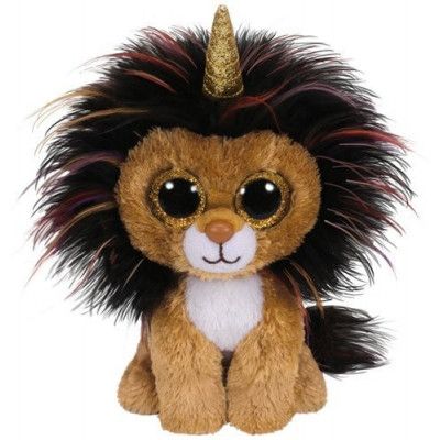 TY Beanie Boos Lejon med horn 15 cm (Ramsey)