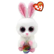TY Beanie Boos Sunday Vit kanin med korg reg - TY -  Leksaksaffären
