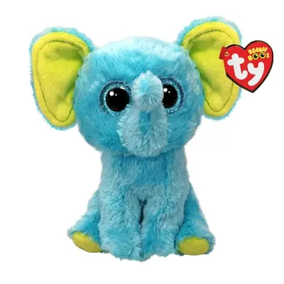 TY Beanie Boos Trunkles Blå Elefant reg - TY -  Leksaksaffären