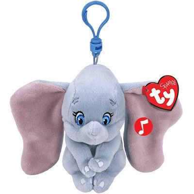 TY Disney Dumbo Elefant med ljud Clip - TY -  Leksaksaffären