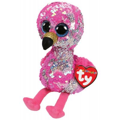 TY Flippables PINKY Flamingo reg