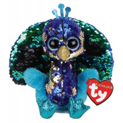 TY Flippables Peacock 15 cm (Tyson)