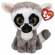 TY Gosedjur Linus Lemur 16 cm