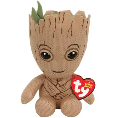 TY Marvel Beanie Babies Groot Regular - TY -  Leksaksaffären