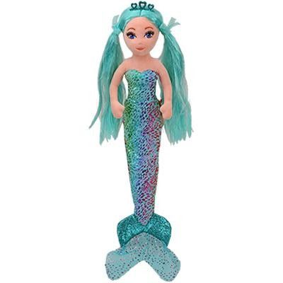 TY Mermaid AZURE Sjöjungfru Mjuk Docka