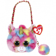 TY mjukdjurs-handväska med Fantasia unicorn