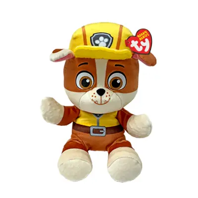 TY Paw Patrol Rubble Mjukdjur reg - TY -  Leksaksaffären