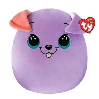 TY Squishy Beanies Bitsy Lila Hund 25cm