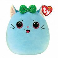 TY Squishy Beanies Kirra Katt med rosett 25cm