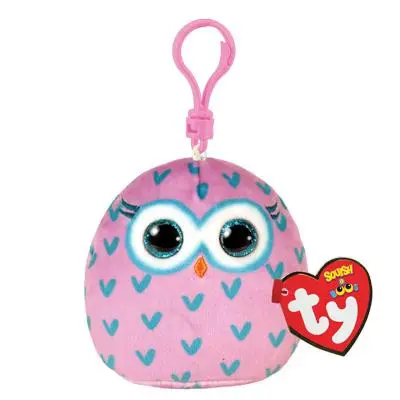 TY Squishy Beanies Winks Uggla Clip - TY -  Leksaksaffären