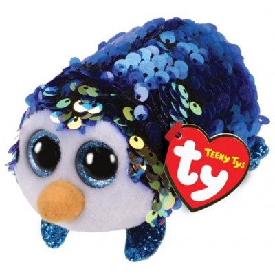 TY Teeny Tys Flippables PAYTON Pingvin Blå