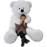 Viking Choice Gosedjur - Stor Nallebjörn 2,2 Meter Vit 220 Cm Xxl