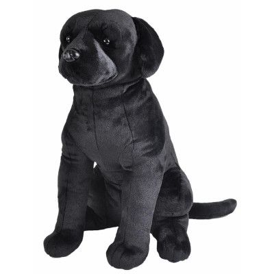 Wild Republic Jumbo Hund Svart Labrador