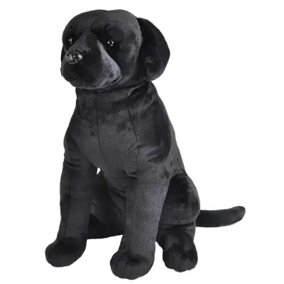Wild Republic Jumbo Hund Svart Labrador