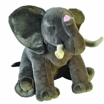 Wild Republic - Mjukisdjur Toy Elephant Junior 76 Cm Plush Grå