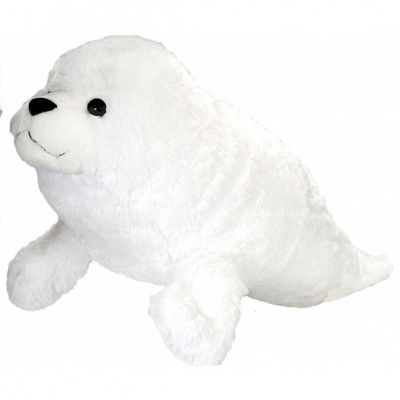 Wild Republic - Mjukisdjur Toy Seal Junior 76 Cm Plush Vit