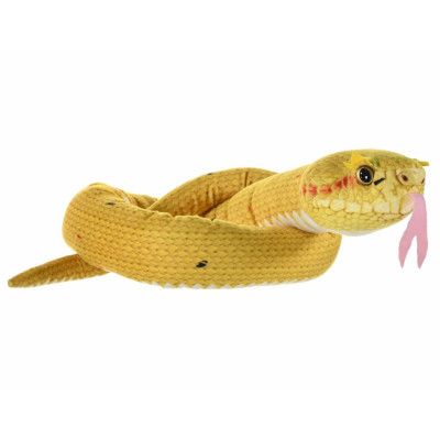 Wild Republic Orm Eye Lash Viper Gul 137cm - Wild Republic -  Leksaksaffären