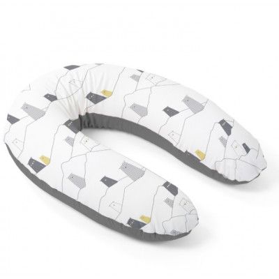 Doomoo Amning-Gravidkudde Large (Grå Björn)