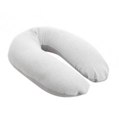 Doomoo Amnings- och Gravidkudde Large (Grå Randig)