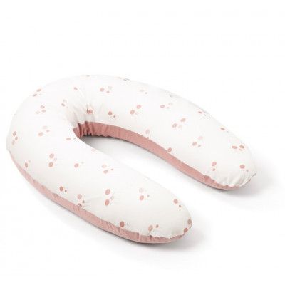 Doomoo Amnings- och Gravidkudde Large (Rosa Blomma)