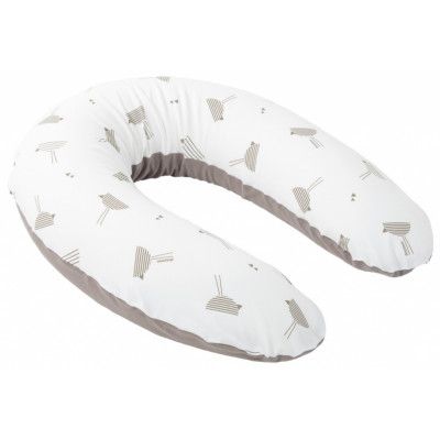 Doomoo Amning-Gravidkudde Large (Taupe Fågel)