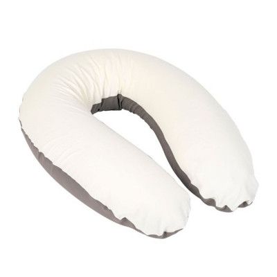 Doomoo gravidkudde, vit/taupe