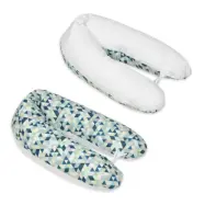 PQP Gravidkudde Rogal - Blå Trianglar med Vita Baksida