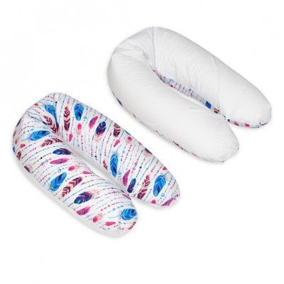 PQP Gravidkudde Rogal - Fjädrar med Vit Baksida