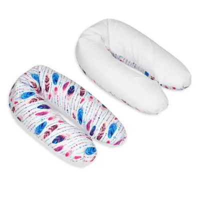 PQP Gravidkudde Rogal - Fjädrar med Vit Baksida