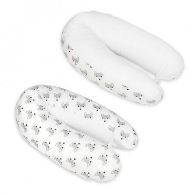 PQP Gravidkudde Rogal - Grå Räv med Vit Baksida