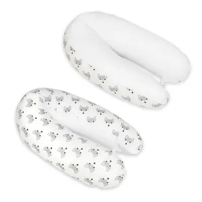 PQP Gravidkudde Rogal - Grå Räv med Vit Baksida