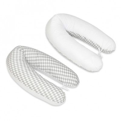 PQP Gravidkudde Rogal - Harlequin med Vit Baksida