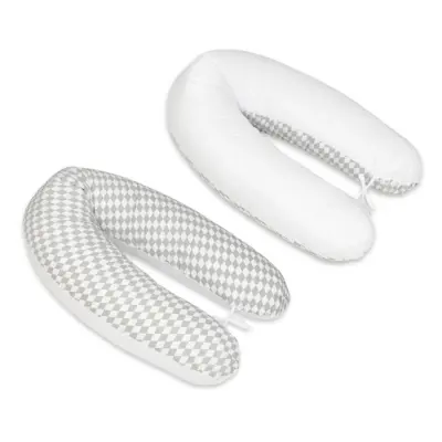 PQP Gravidkudde Rogal - Harlequin med Vit Baksida