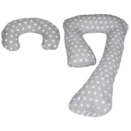 PQP Gravidkudde - Set - Polka Dots On Grey