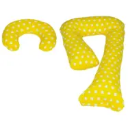 PQP Gravidkudde - Set - Polka Dots On Yellow
