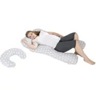 PQP Gravidkudde - Set U - Polka Dots On Grey