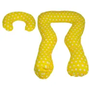 PQP Gravidkudde - Set U - Polka Dots On Yellow