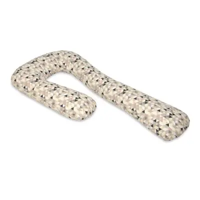 PQP Gravidkudde Typ 7 - Beigea Trianglar